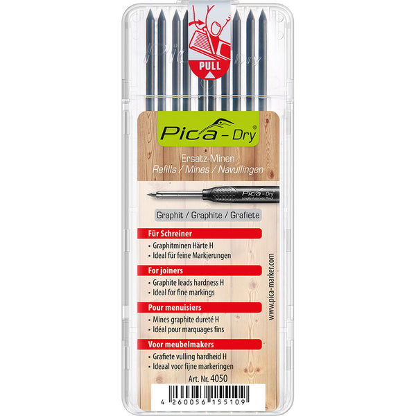 Pica-Dry Graphite Refill "H" Hardness - for Joiners