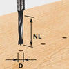 Festool Dowel Drill Router Bit HW S8 D5/30 Z