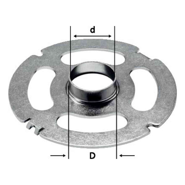 Festool OF 2200 Router Copying Ring (30mm OD x 27mm ID)