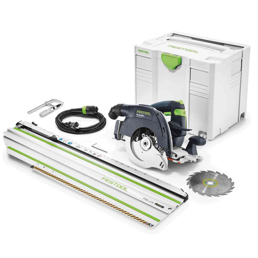 Festool Track Saw HK 55 EQ F Plus FSK (With FSK 420 Guide Rail)