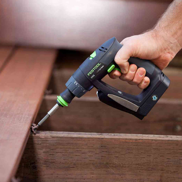 Festool CXS Plus Compact Cordless Drill Set with Right Angle Chuck