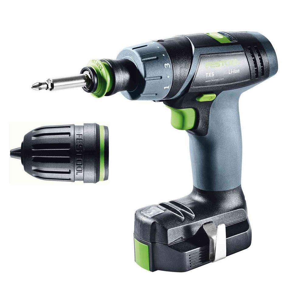 Festool Cordless Drill TXS 2.6-Set