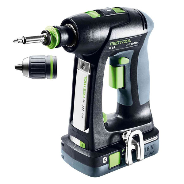 Festool Cordless Drill C 18 HPC 4.0 I-Set