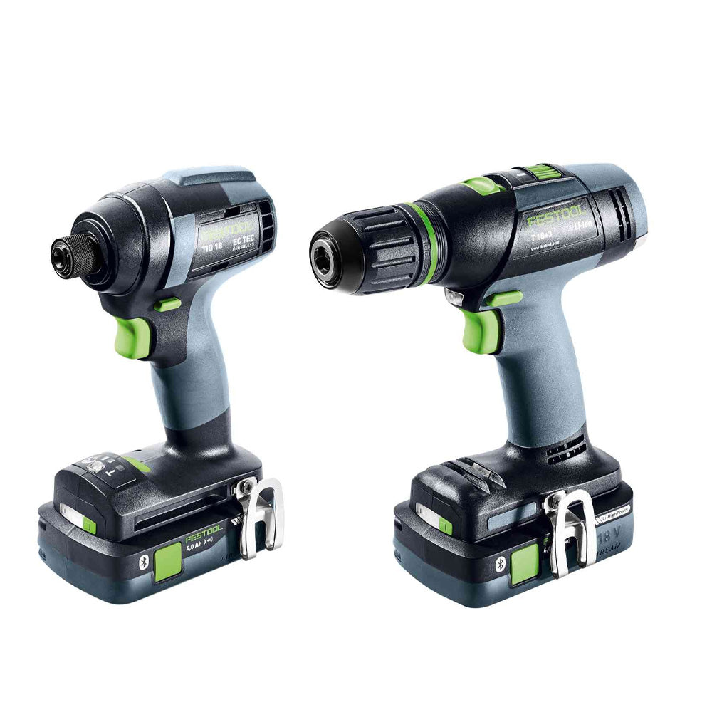 Festool TID 18 Impact Driver + T 18+3 Drill HPC 4,0I-Set
