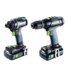 Festool TID 18 Impact Driver + T 18+3 Drill HPC 4,0I-Set