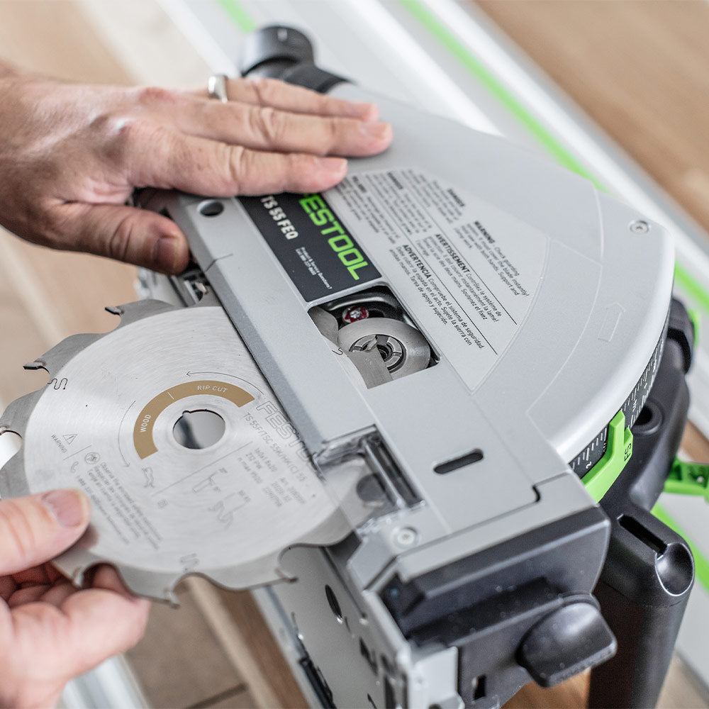 Festool Plunge Cut Track Saw TS 55 FEQ F Set (With 55