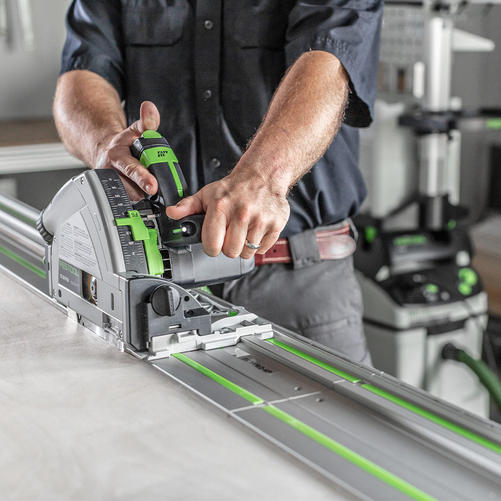 Festool Plunge Cut Track Saw TS 55 FEQ F Set (With 55