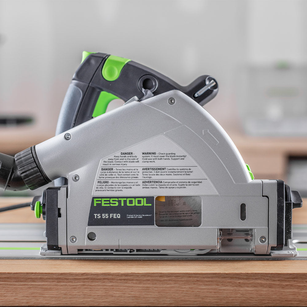 Festool Plunge Cut Track Saw TS 55 FEQ F Set (With 55