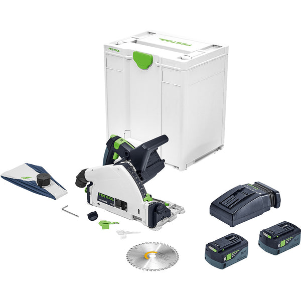 Festool Cordless Track Saw TSC 55 K Plus (Guide Rail Not Included)