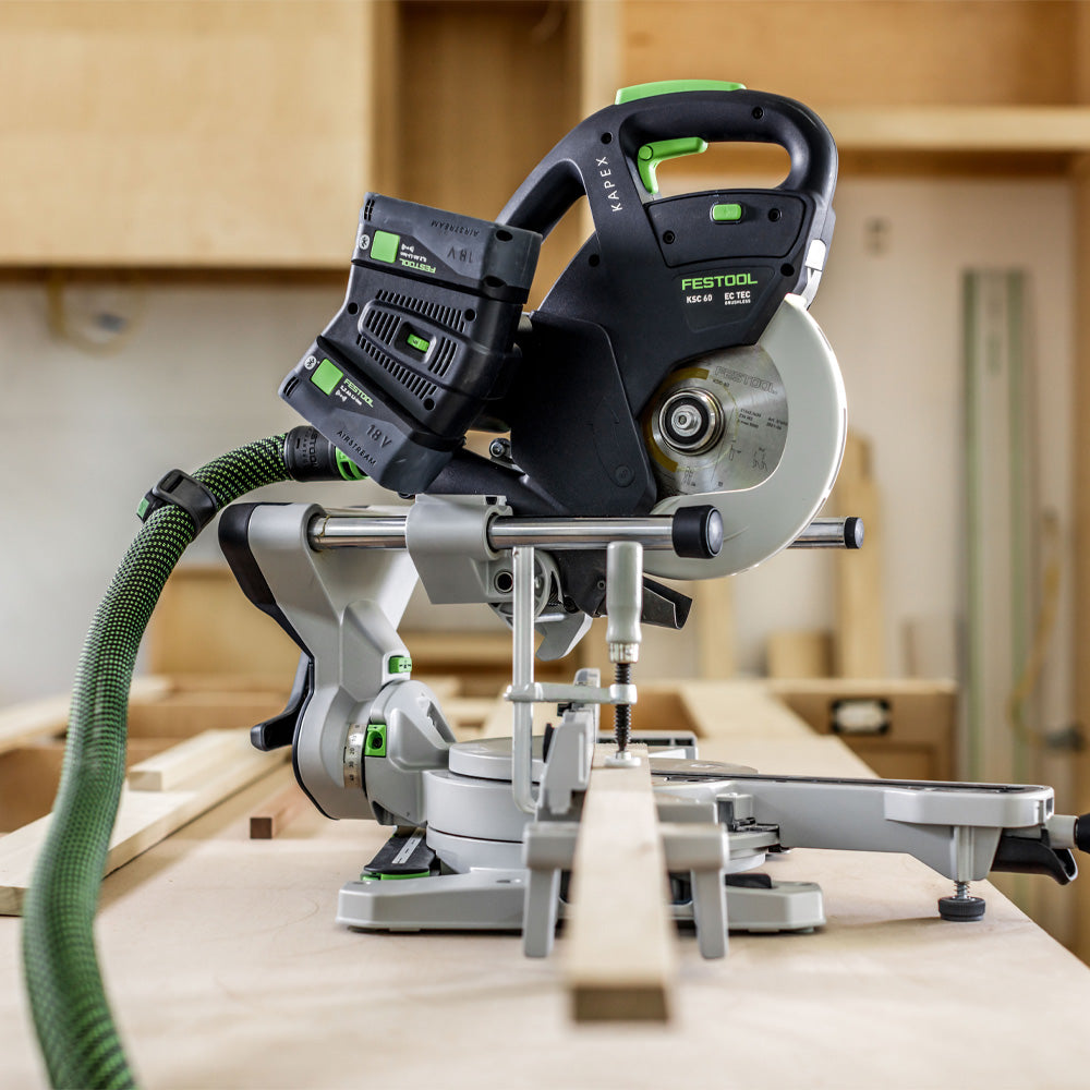 Festool Cordless Sliding Compound Miter Saw KAPEX KSC 60 EB-Basic