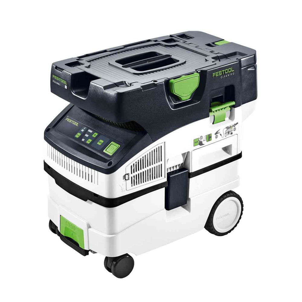 Festool Cordless Mobile Dust Extractor CLEANTEC CTC MIDI I HEPA-Basic