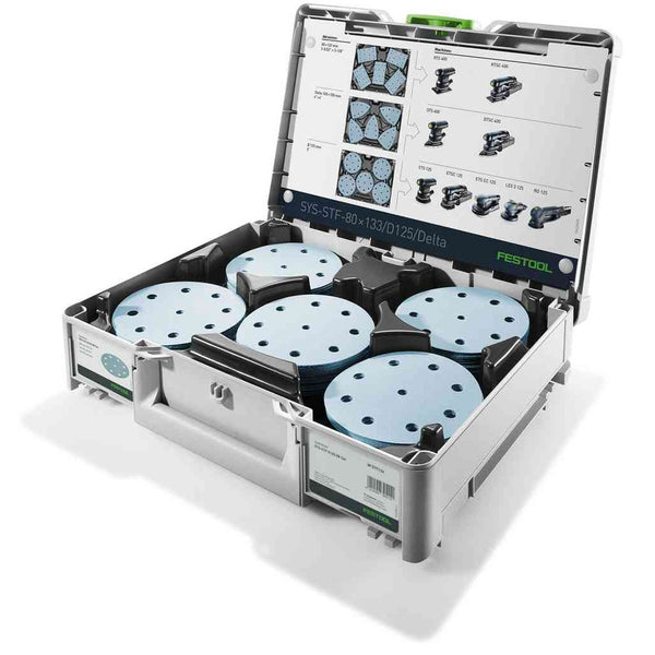 Festool Systainer Abrasive Set - Variety Pack for D125 Sanders