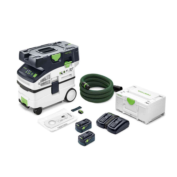 Festool Cordless Mobile Dust Extractor CLEANTEC CTC MIDI I HEPA-Plus