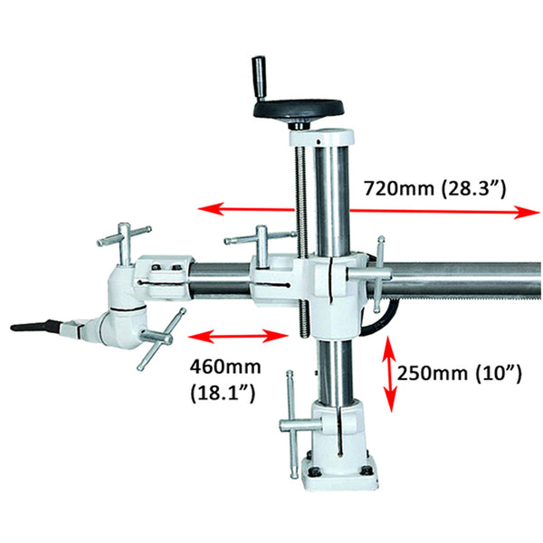 Cantek AF04 Track Power Feeder w/ Universal Stand (230V 1PH)