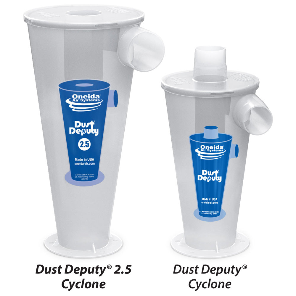 Oneida Dust Deputy 2.5 Deluxe All-Clear Cyclone Separator Kit