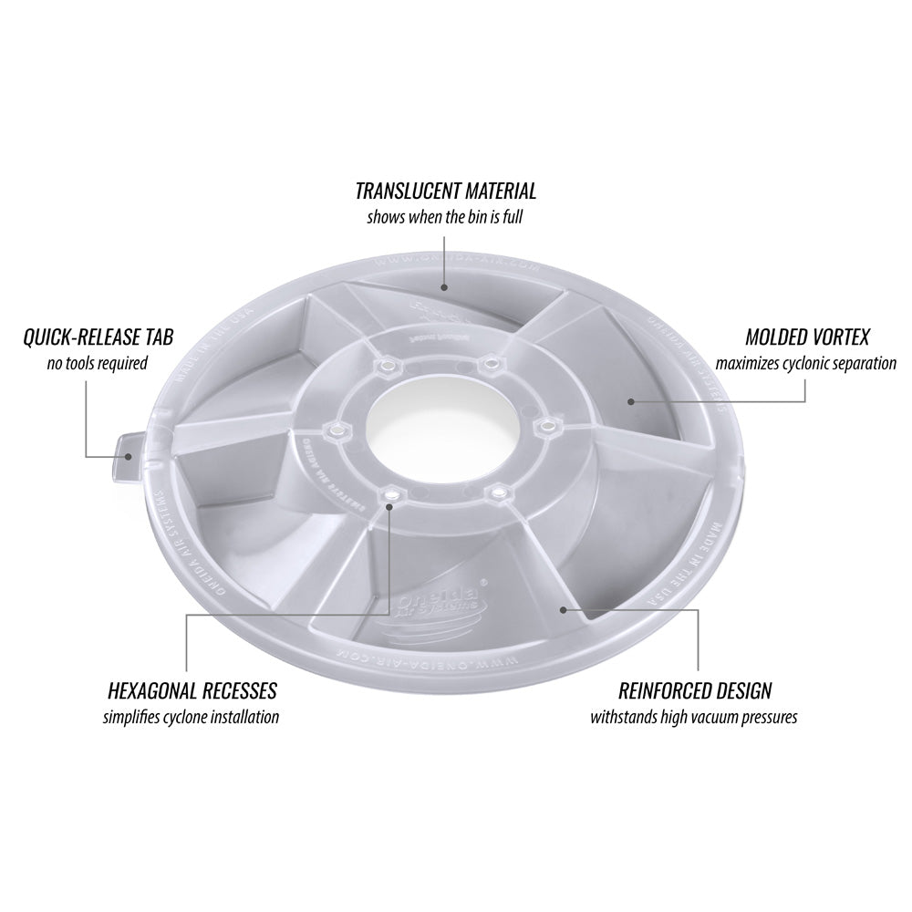 Oneida Dust Deputy 2.5 Deluxe All-Clear Cyclone Separator Kit