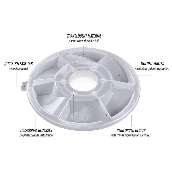 Oneida Dust Deputy 2.5 Deluxe All-Clear Cyclone Separator Kit