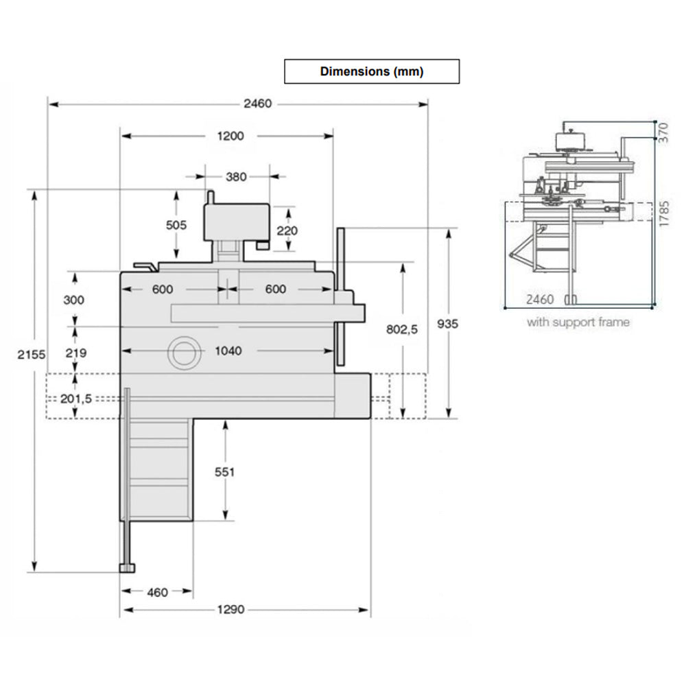 SCM Minimax C 30G - Tersa Full Combination Machine - 4' Slider