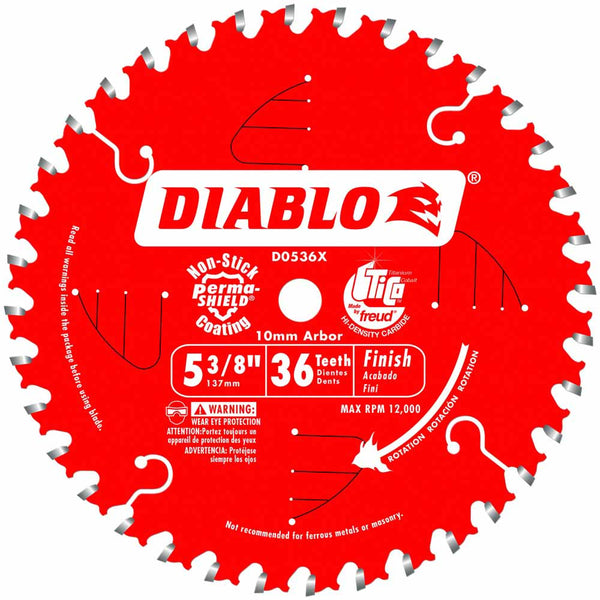 Diablo 5-3/8" x 36T Finish Trim Saw Blade