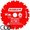 Diablo 5-3/8" x 18T Fast Framing Saw Blade