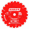 Diablo 6-1/2" x 24T Framing Saw Blade