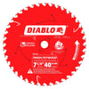 Diablo 7-1/4" x 40T Finishing Blades (10 Pack)