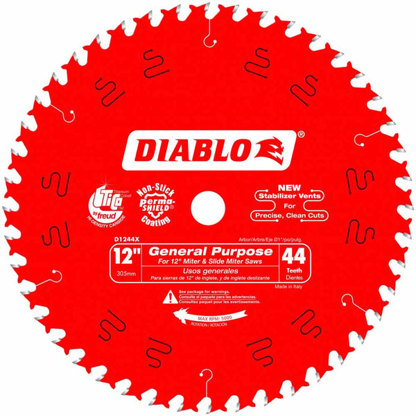 Diablo 12" x 44T General Purpose Wood Saw Blade