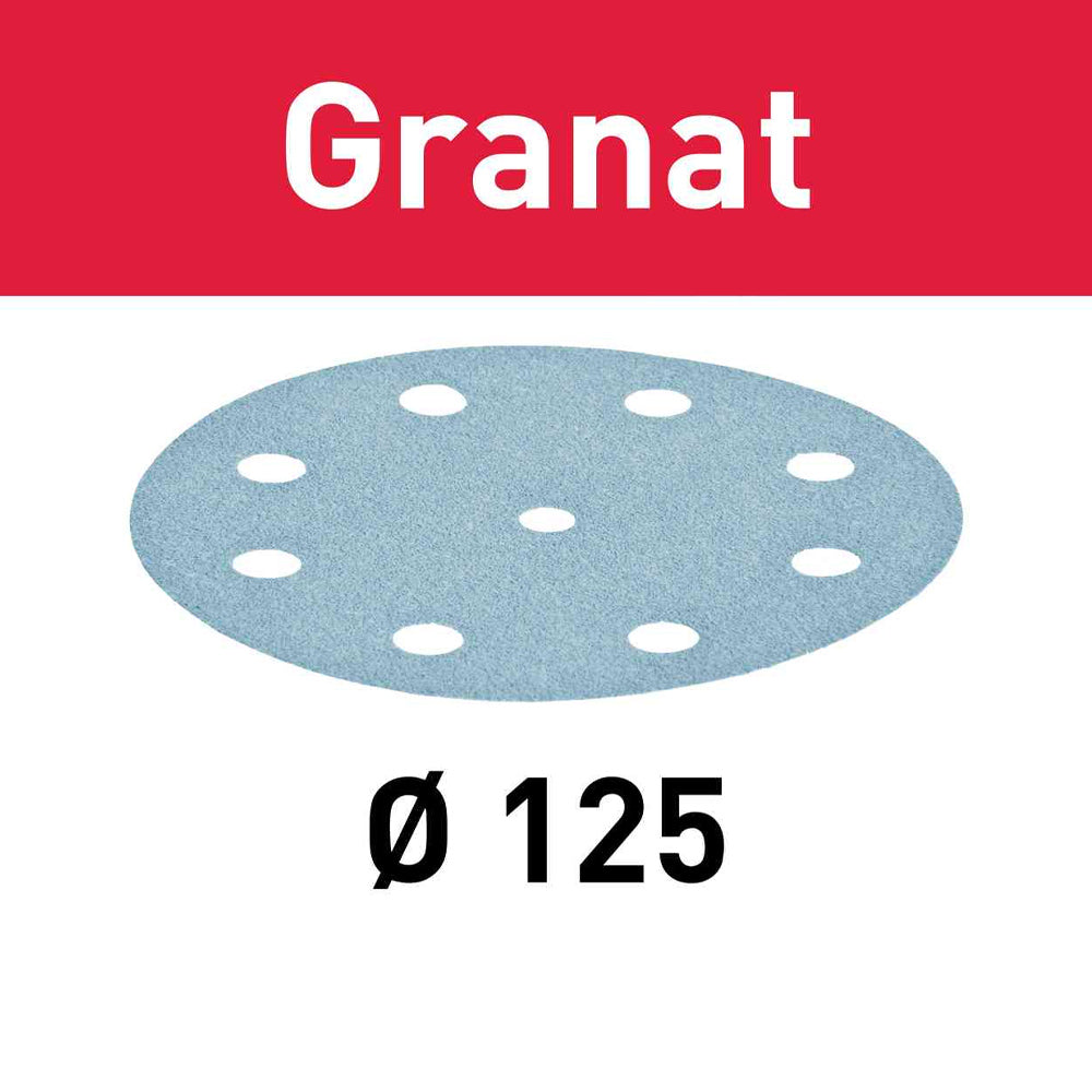 Festool D125 Granat Sanding Discs - Box