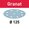 Festool D125 Granat Sanding Discs - Box