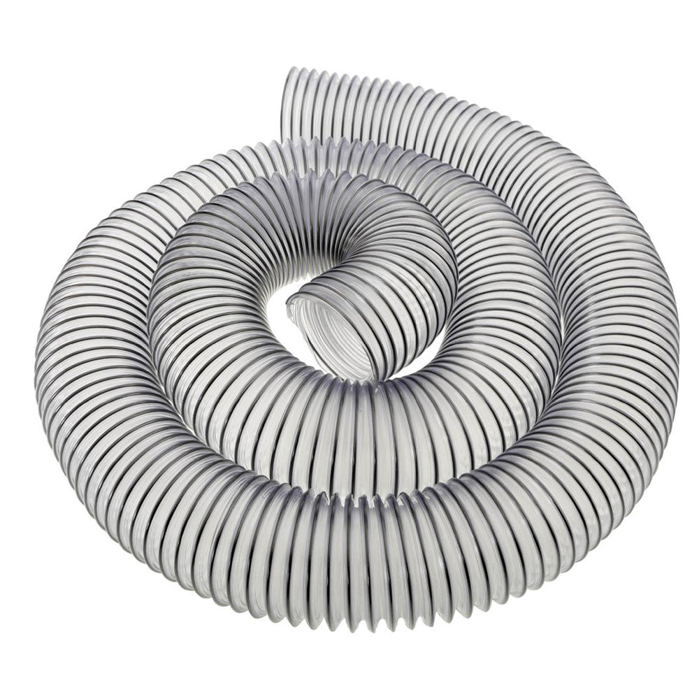 Wire-Reinforced Clear Dust Collection Hoses*