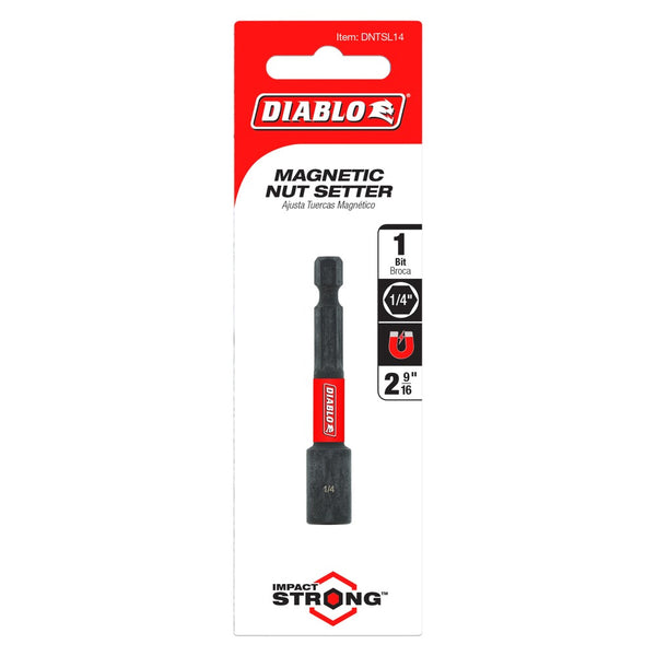 Diablo 1/4" x 2-9/16" Magnetic Nut Setter