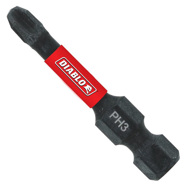 Diablo #3 Phillips 2" Drive Bits (5 Pack)