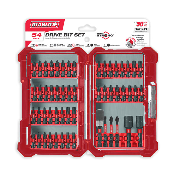 Diablo Screwdriving Set (54 Piece)