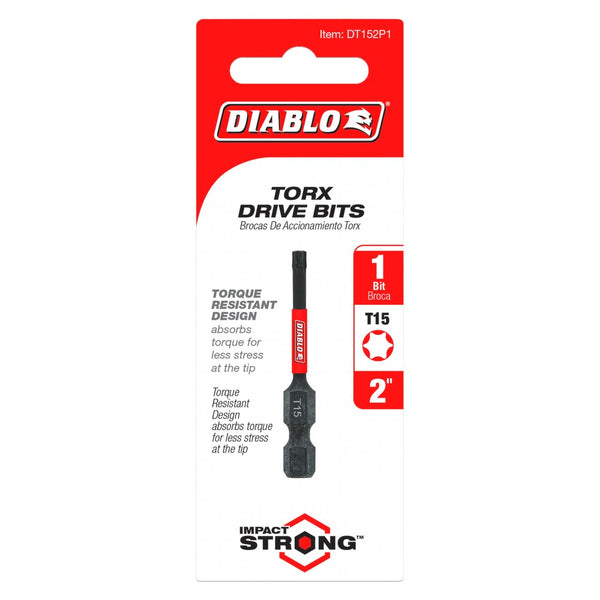 Diablo #15 Torx 2" Drive Bit