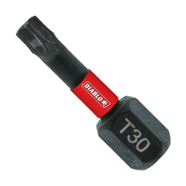 Diablo #30 Torx 1" Drive Bits (5 Pack)