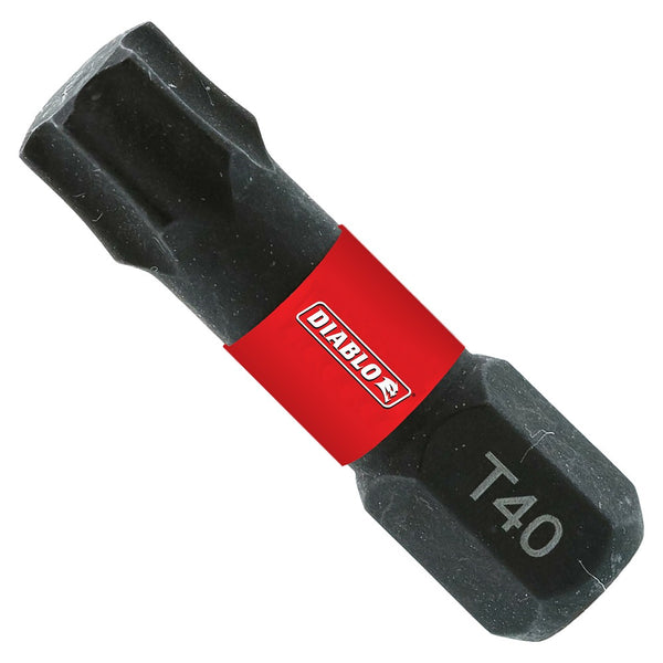 Diablo #40 Torx 1" Drive Bits (5 Pack)
