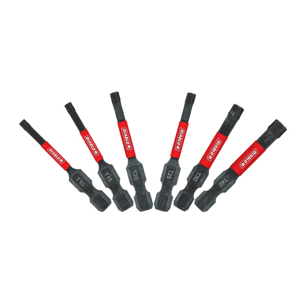 Diablo Assorted Torx 2" Drive Bits (6 Pack)