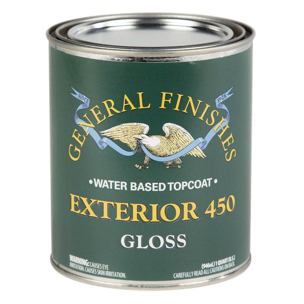 General Finishes Water-Based Exterior 450 Topcoats - Quart