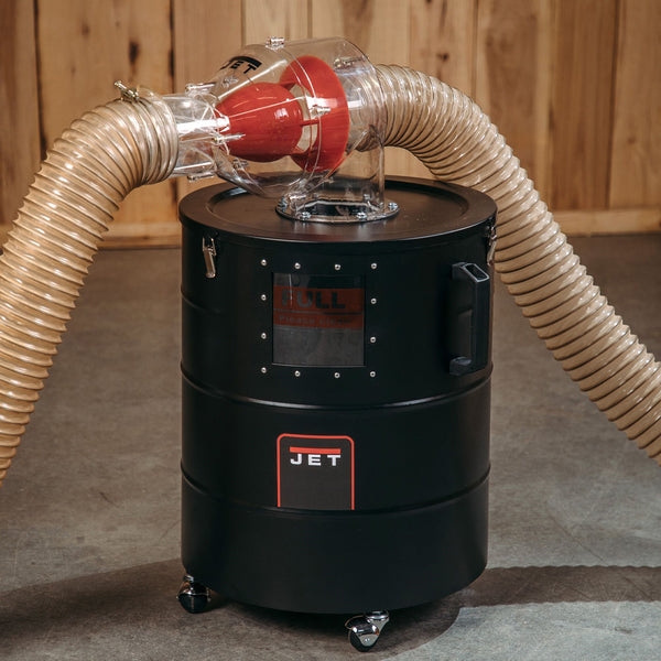 JET Cyclone Chip Separator With Bin