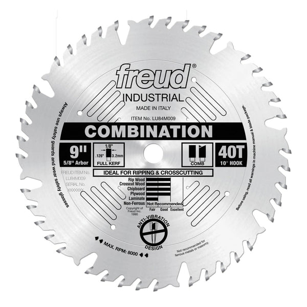 Freud 9" x 40T Combination Blade