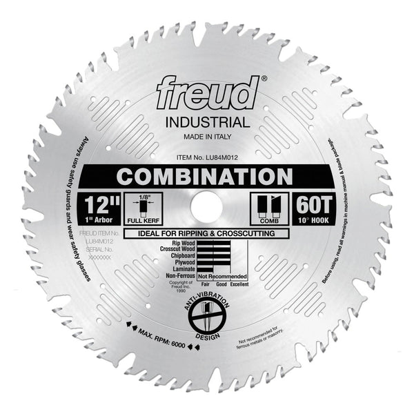 Freud 12" x 60T Combination Blade