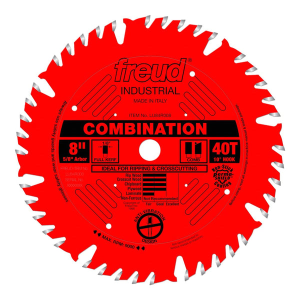 Freud 8" x 40T Combination Blade