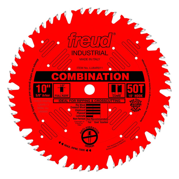 Freud 10" x 50T Combination Blade