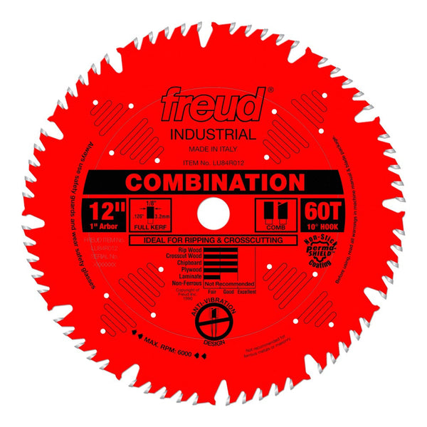 Freud 12" x 60T Combination Blade