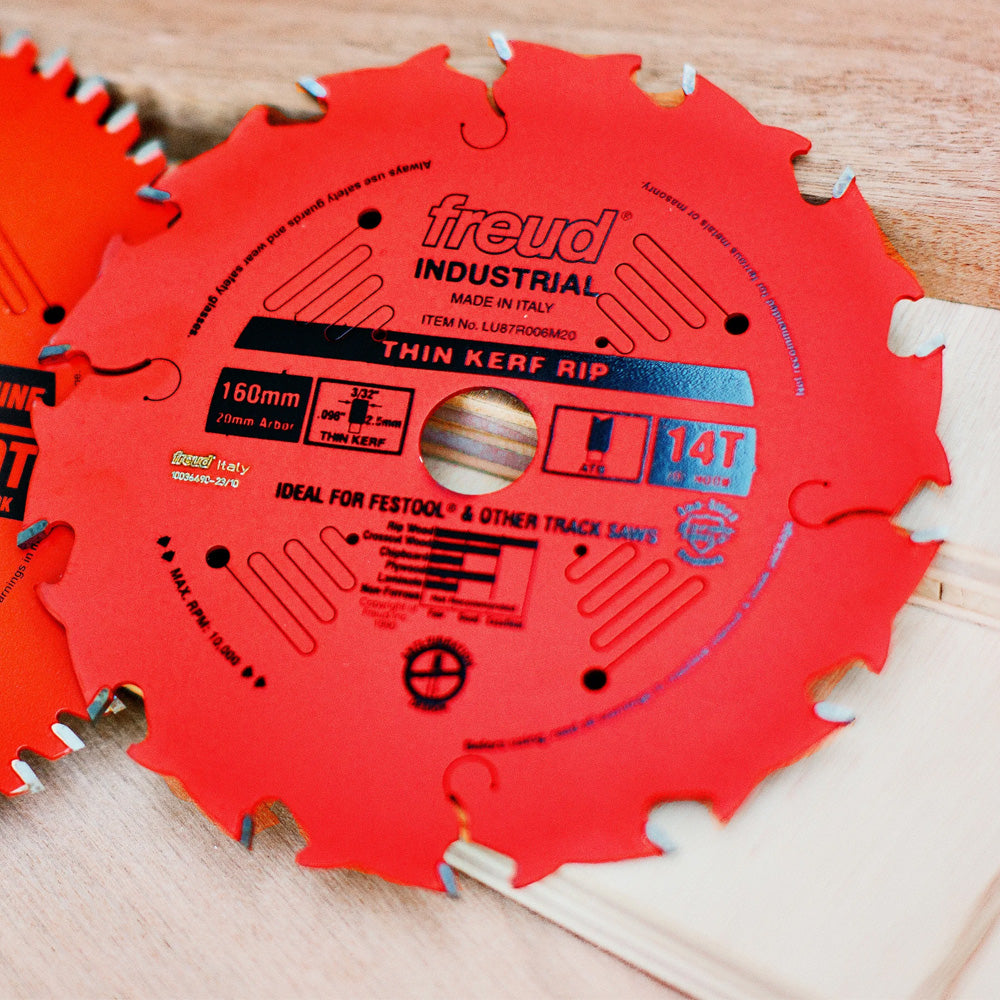 Freud 160 mm x 14T Thin Kerf Rip Blade