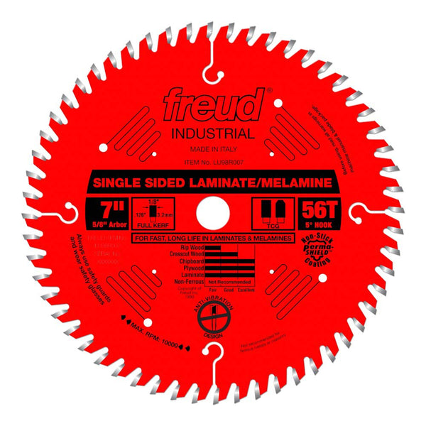 Freud 7" x 56T Single-Sided Laminate/Melamine Blade