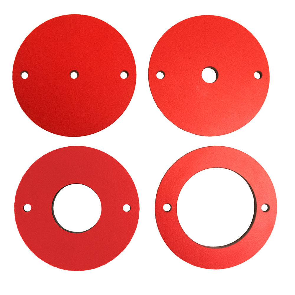 SawStop 4 pc Phenolic Insert Ring Set for Router Plates - RT-PIR