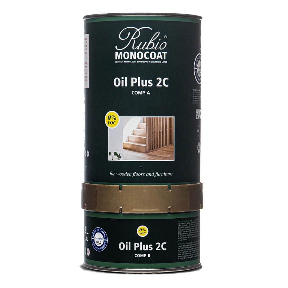 Rubio Monocoat Oil Plus 2C - 1.3L (Includes Parts A & B)