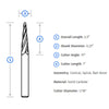 Shaper 11° Tapered Ball Nose Router Bit