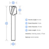 Shaper 16 x 16 mm Clearing Router Bit